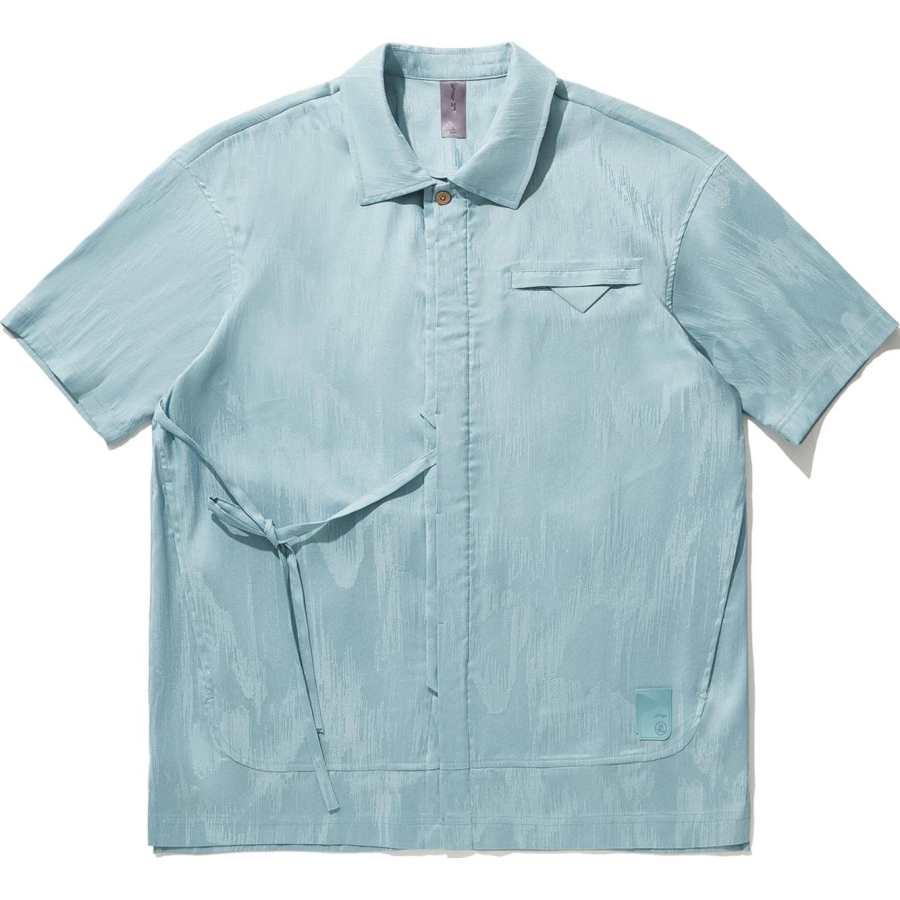 Li-Ning Li Ning x CHENGLONG,LIANMINGKUAN Shirt Men's Fish Eye Green