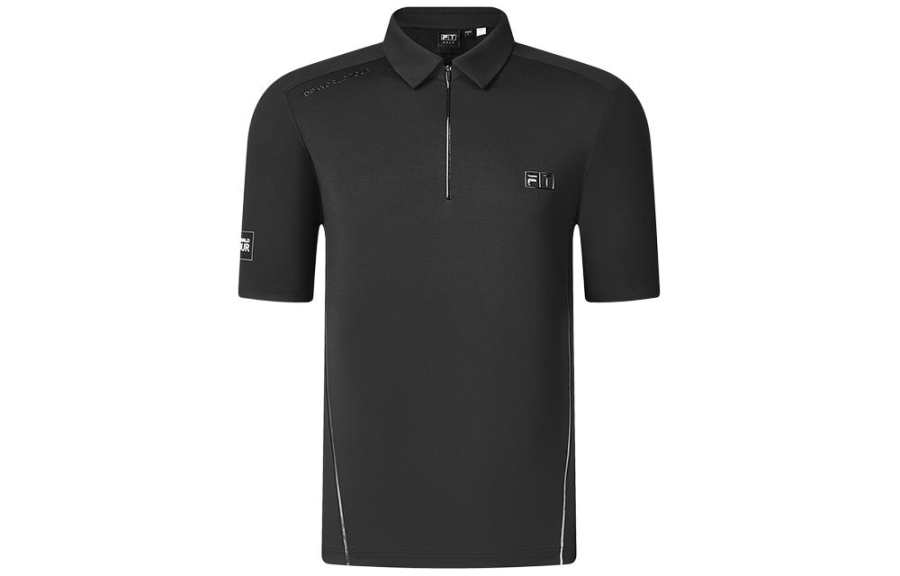 FILA Golf Polo Shirt Men's Pitch Black