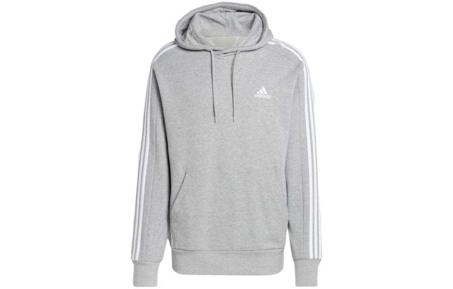 Adidas Adidas Sweatshirts Men's Gray Hooded Moderate Regular