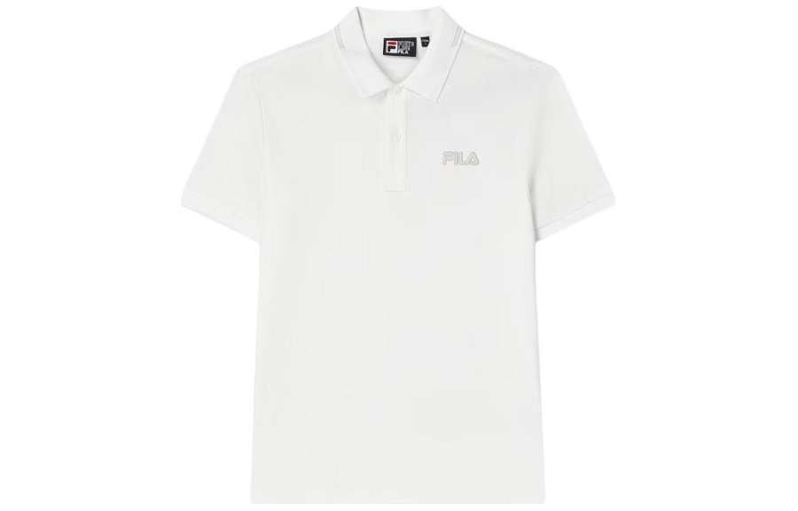 FILA Polo Shirt Men's Cloud White