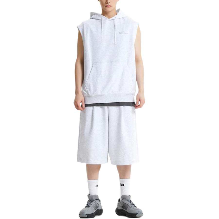 New Balance New Balance Uni NbscSEMI Over FIT Tank Top Men's Light Gray