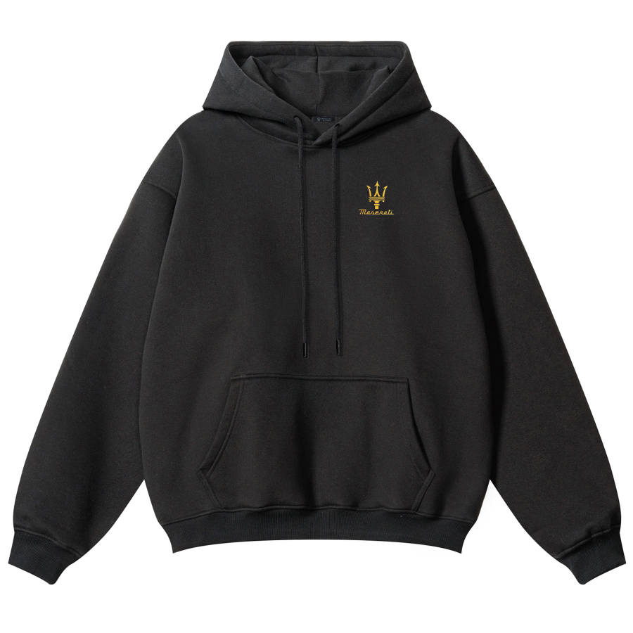 Maserati Sweatshirts Unisex Hooded Non Detachable Moderate