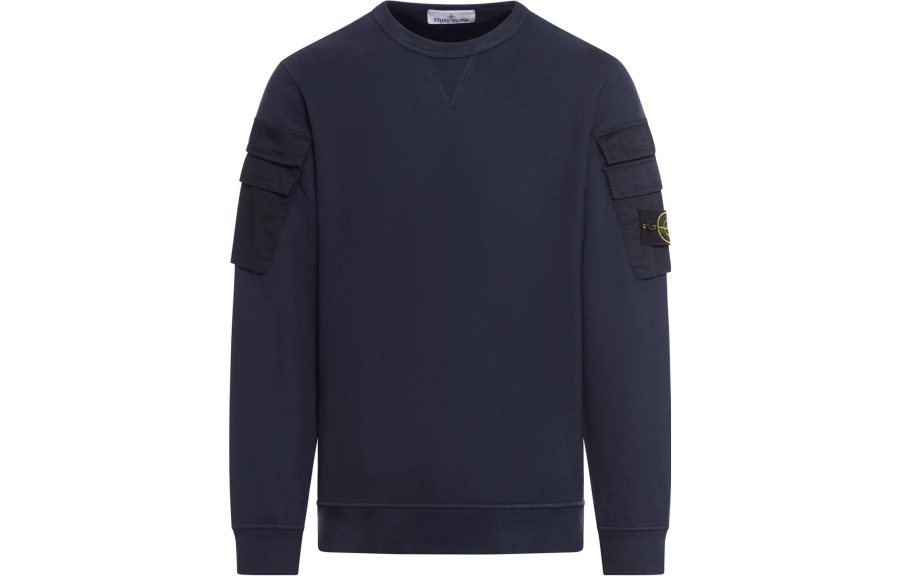 STONE ISLAND STONE ISLAND Compass Patch Crewneck Sweatshirt