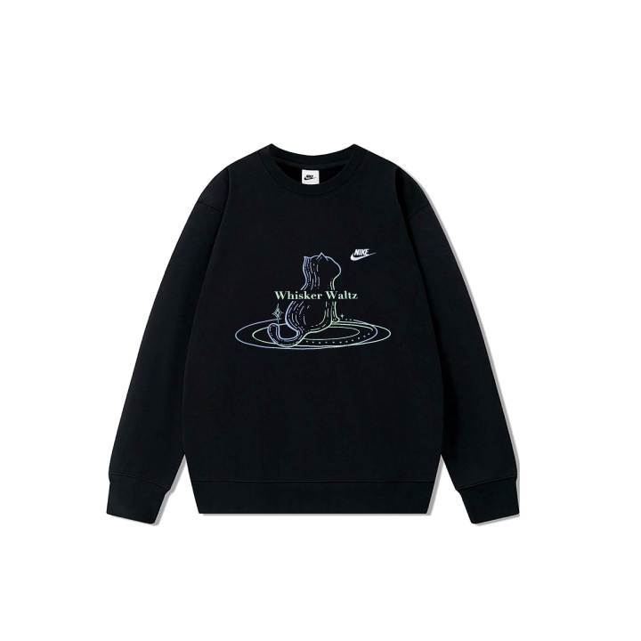 Nike Nike Sweatshirts Unisex Black Crew Neck Moderate