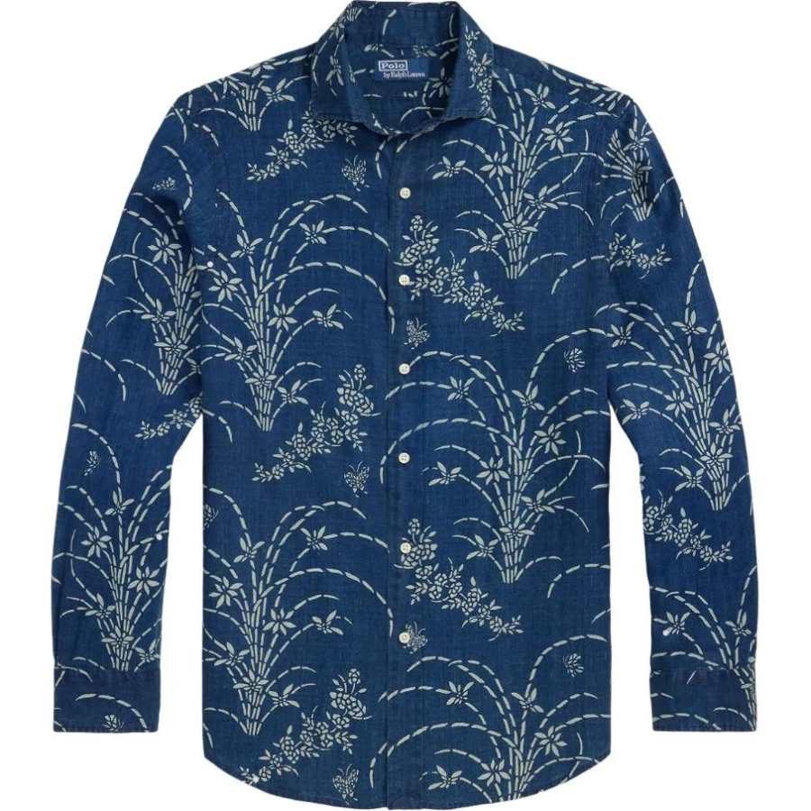 Polo Ralph Lauren floral-print linen shirt