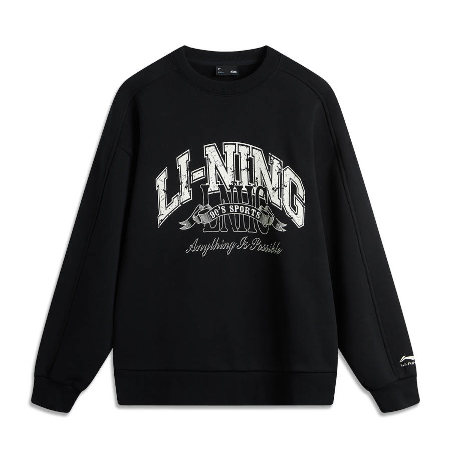 Li-Ning Li Ning Sports Life Collection Sweatshirt Unisex Black