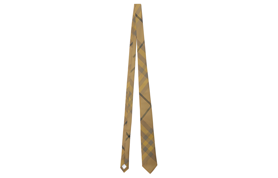Burberry Burberry Ties Men's Yellow Brown