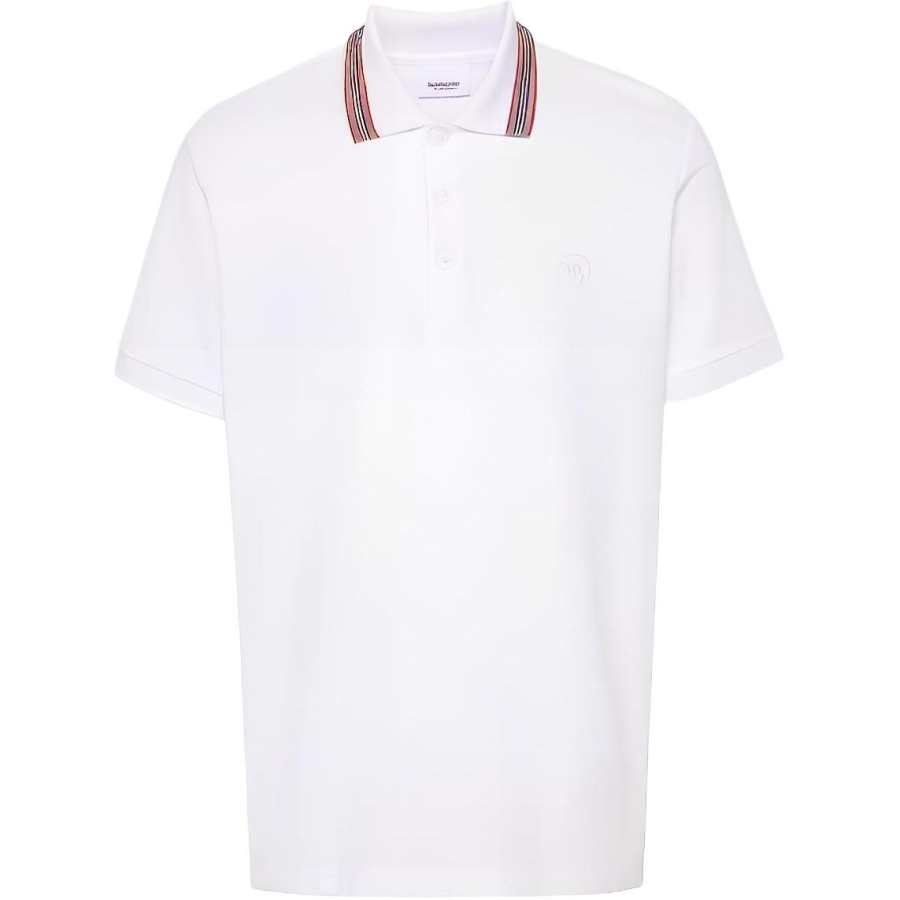 Burberry Striped collar Polo Shirt