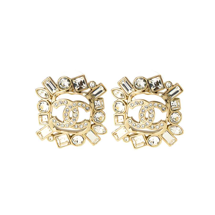 CHANEL CHANEL Stud Earrings Women's Gold