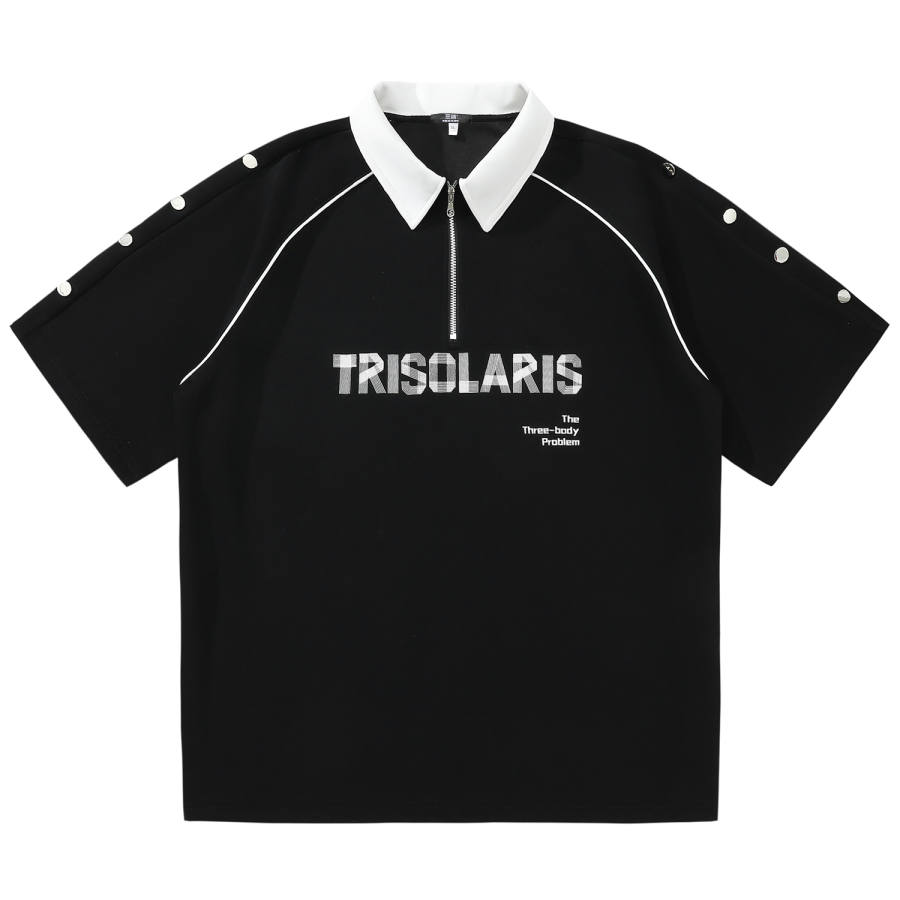 THREE-BODY THREE BODY Polo Shirts Unisex Lapel Moderate Straight Fit