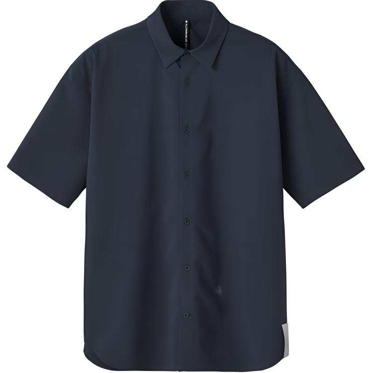 DESCENTE DESCENTE Shirts Men's Lapel Moderate Shirt