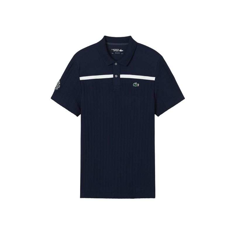LACOSTE Lacoste logo-patch polo shirt
