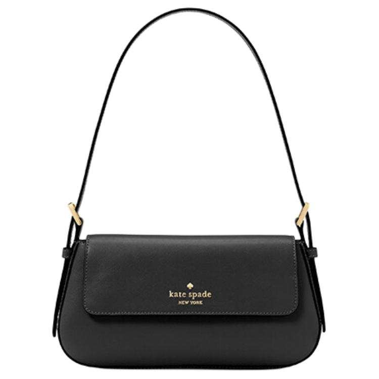Kate Spade Cow Leather Shoulder Bag Small Women's Black