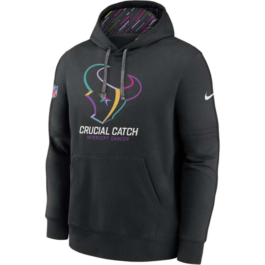Nike Nike Houston Texans Crucial Catch Club Men's Nike Nfl Pullover Hoodie