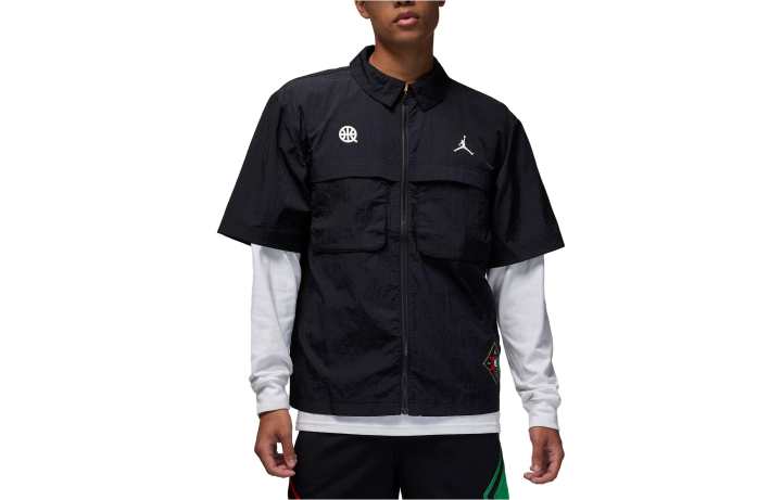 Jordan Jordan Shirts Men's Black Lapel Moderate Other