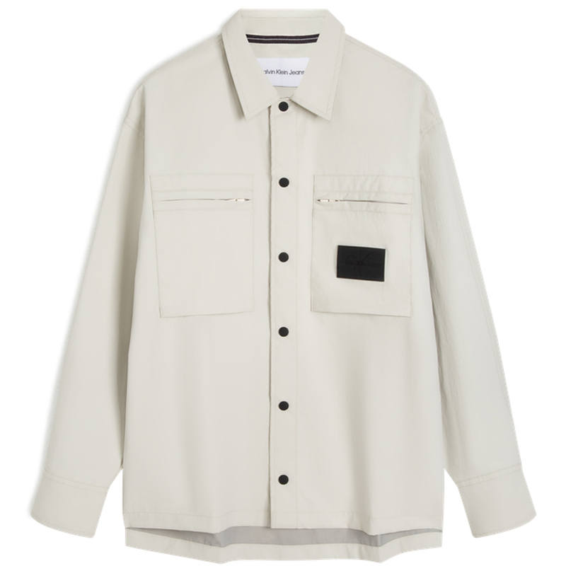 CALVIN KLEIN Shirt Men's Cow Ivory