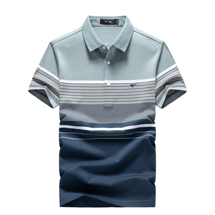 SEPTWOLVES SEPTWOLVES Polo Shirt Men's Blue Gray