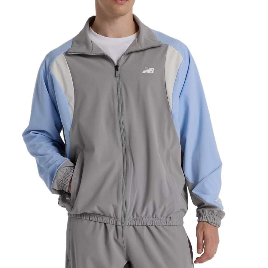 New Balance New Balance Jackets Men's Gray Lapel Moderate Other