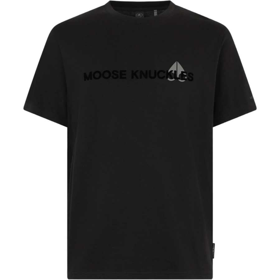 Moose Knuckles Velvet Finish Crewneck T Shirt