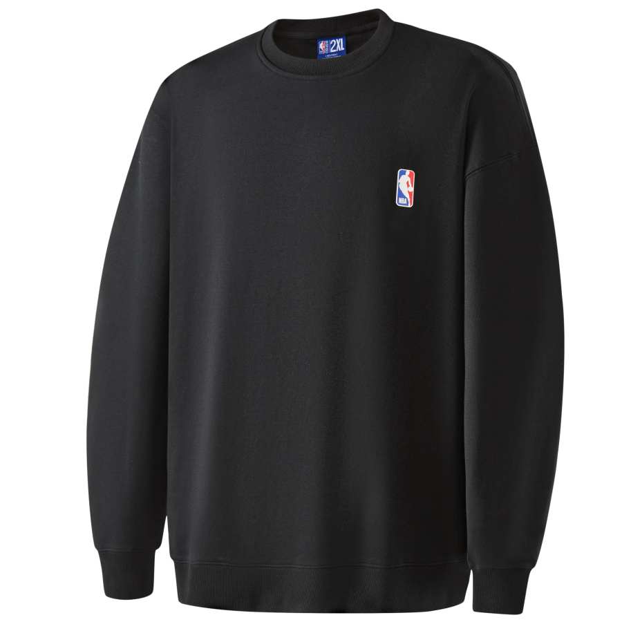 NBA NBA Team Sweatshirts Men's Black Crew Neck Moderate Regular