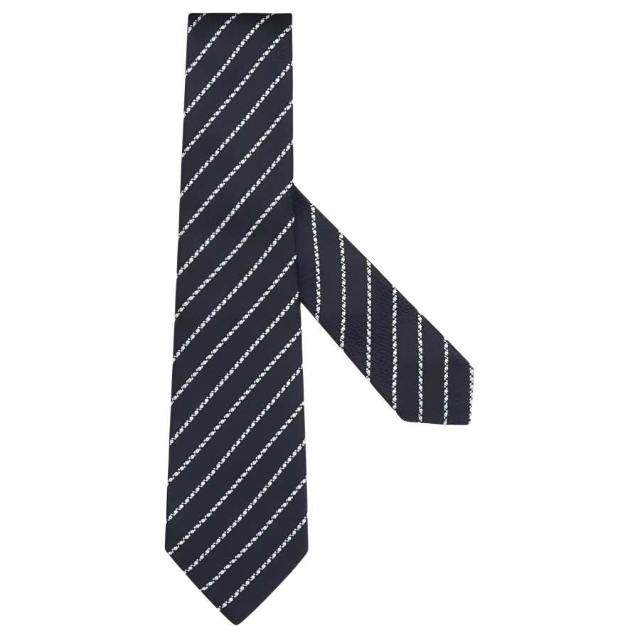 Ermenegildo Zegna Zegna Diagonal Striped Pattern Tie