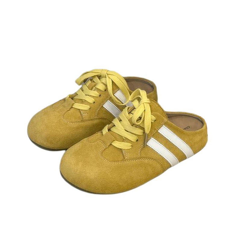 GULIA Abrasion Resistant Abrasion Resistant Closed Toe Slippers Women's Yellow