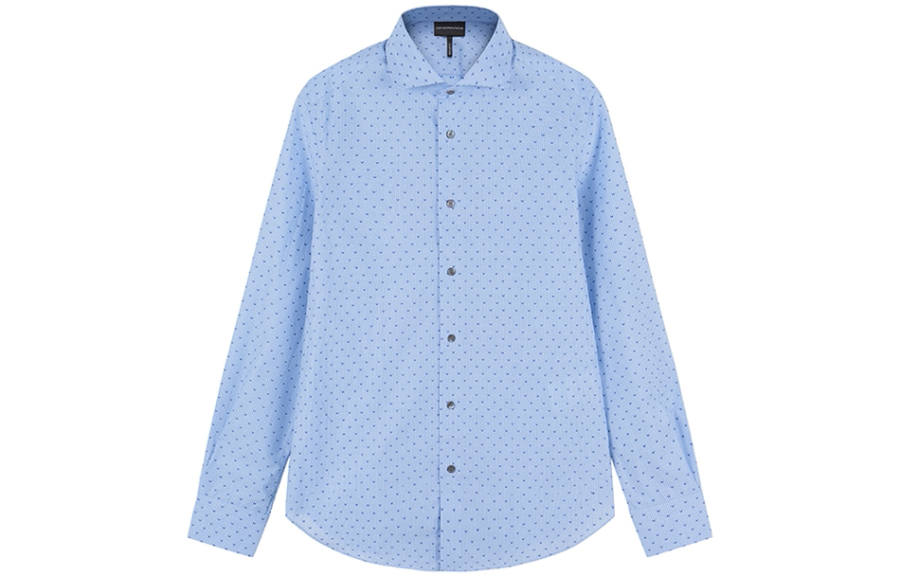 EMPORIO ARMANI Shirt Men's Light Blue