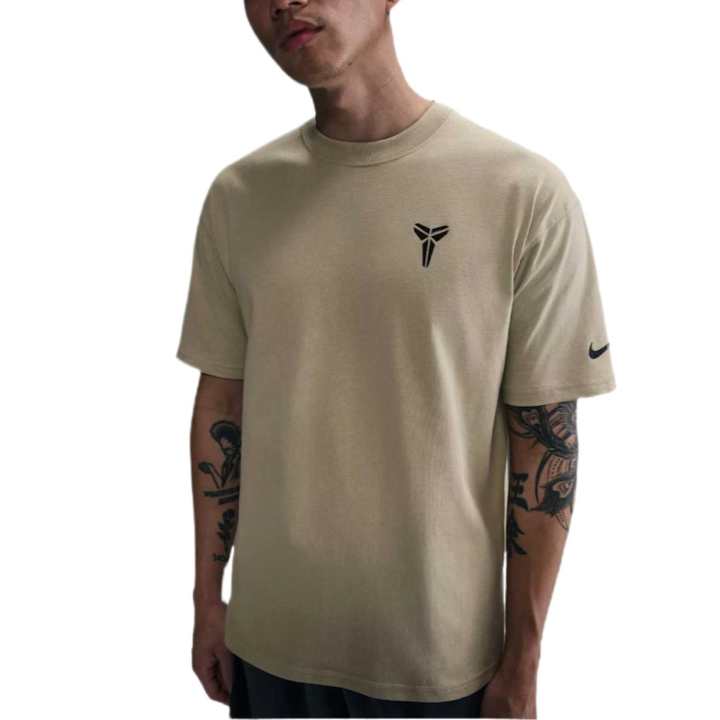 Nike Nike T Shirts Men's Khaki Crew Neck Moderate Straight Fit
