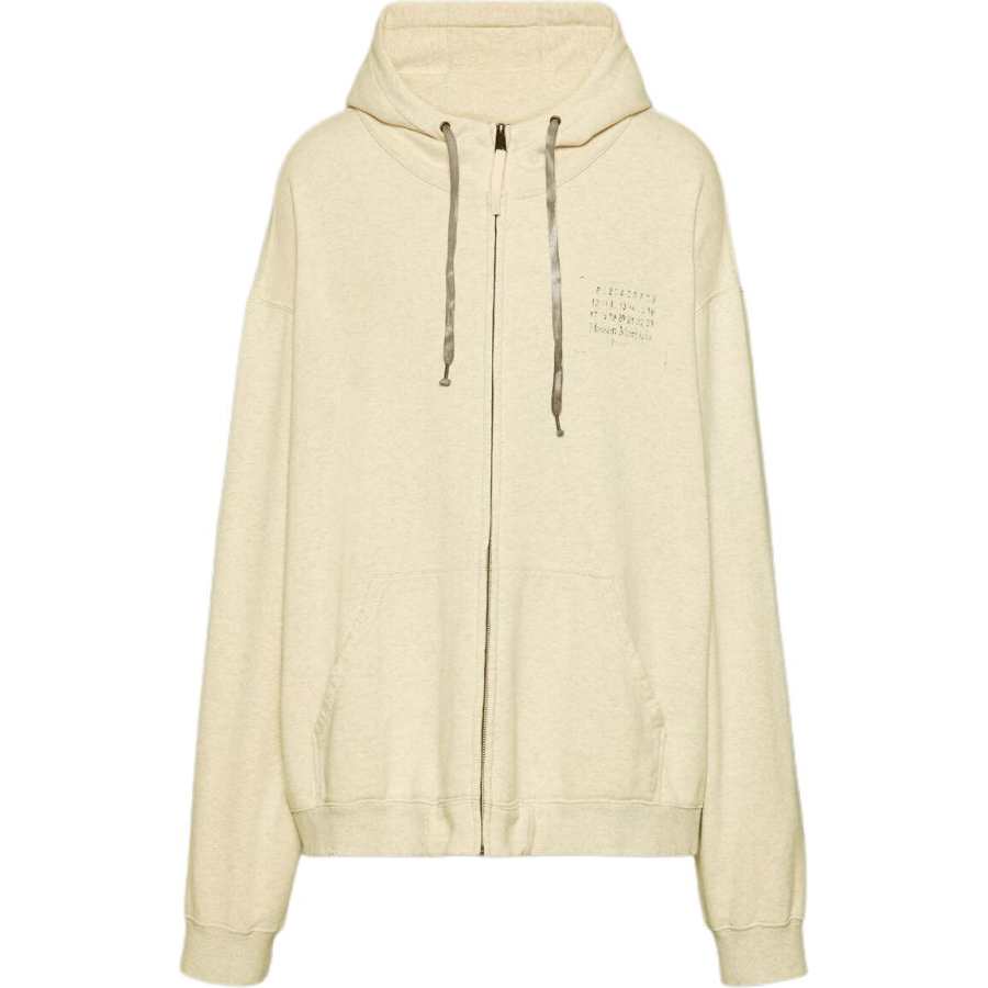 Maison Margiela Stamp Logo Zip Hoodie