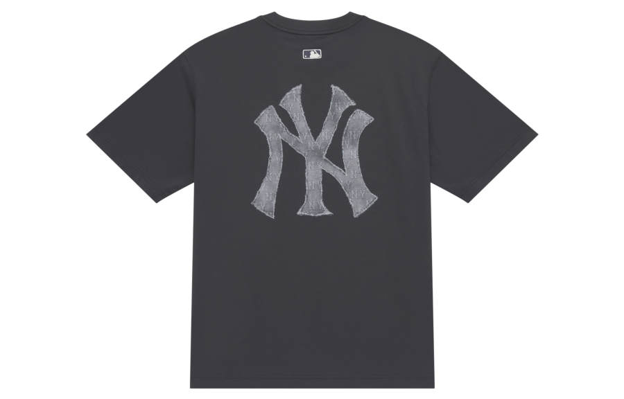 MLB MLB MONOGRAM SS25 T Shirt Unisex Charcoal Gray