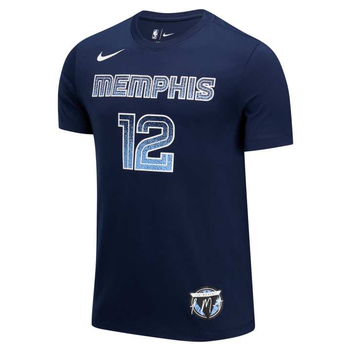 Nike Nike x NBA Morant, Collection Memphis Grizzlies SS25 T Shirt Men's University Dark Blue/Ja Morant