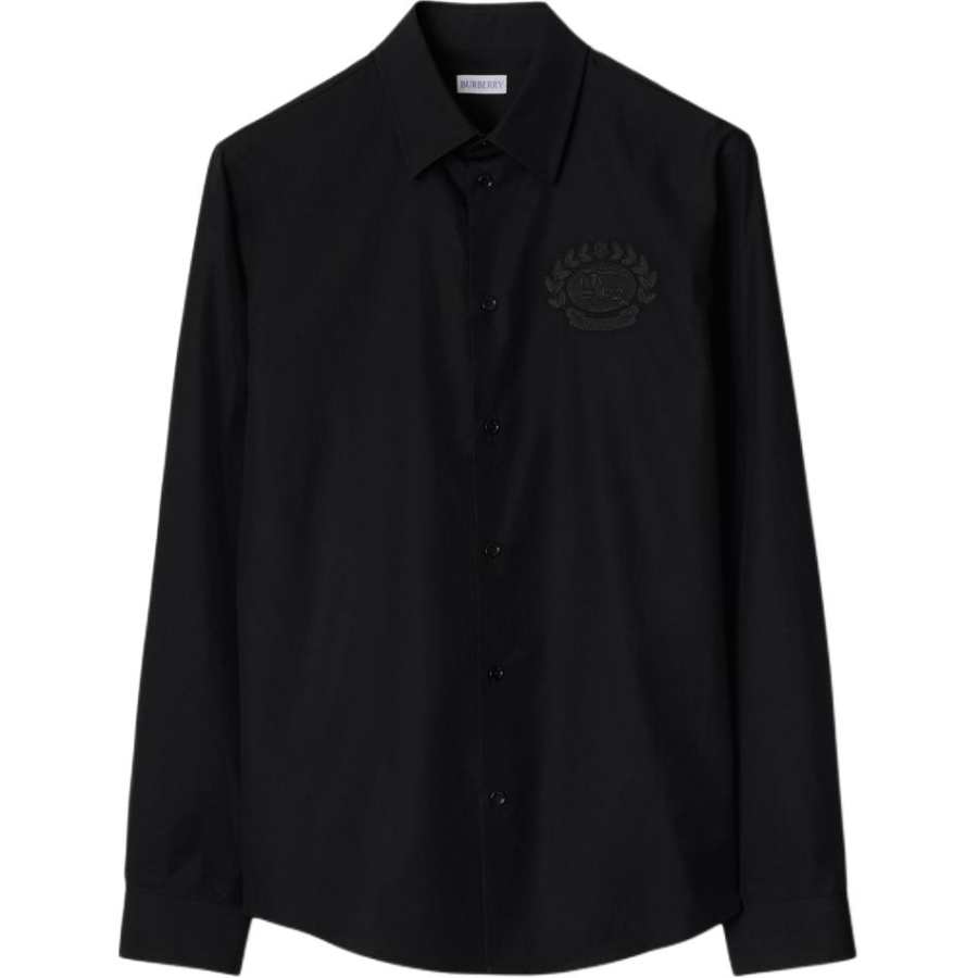 Burberry logo-embroidered polo shirt