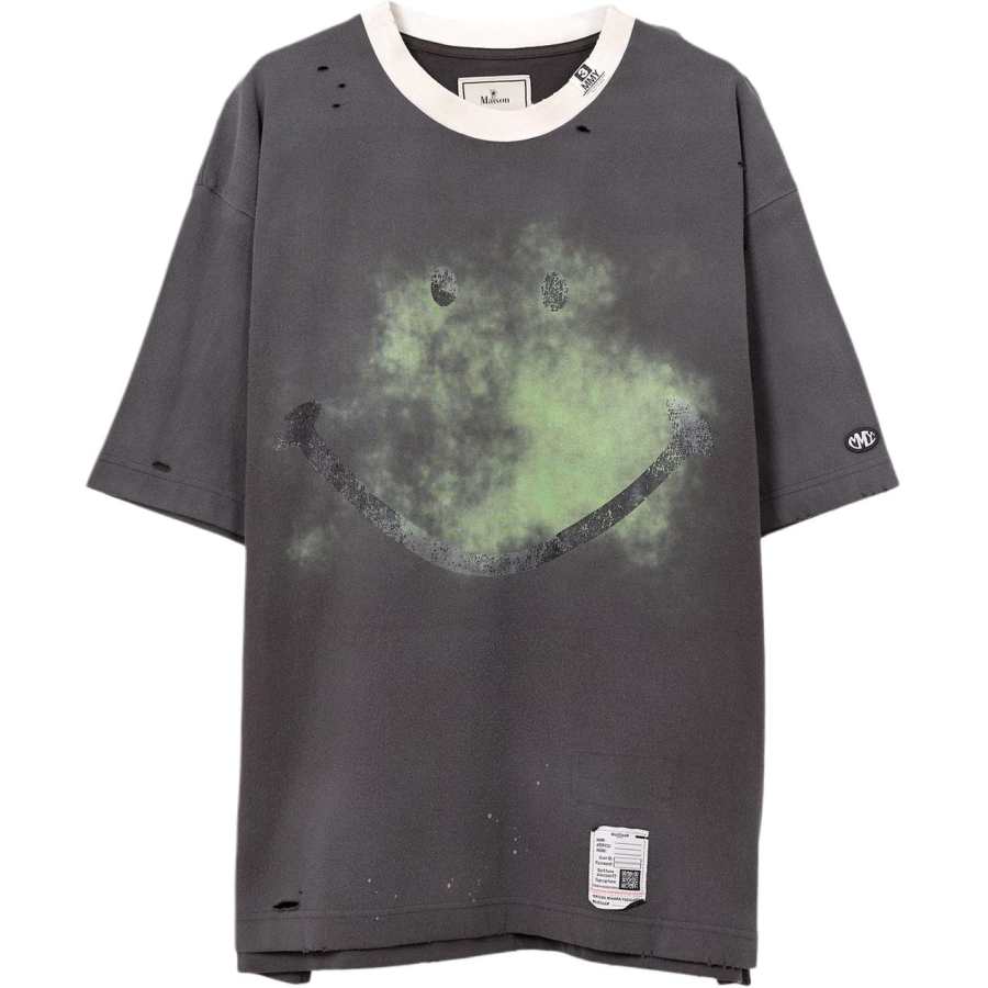 Maison Mihara Yasuhiro Crewneck Distressed T Shirt