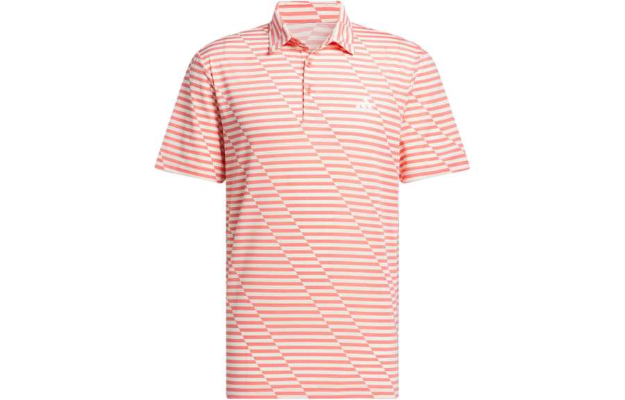 Adidas Adidas Ultimate365 Mesh Print Polo Shirt Polo Shirt Men's Light Scarlet