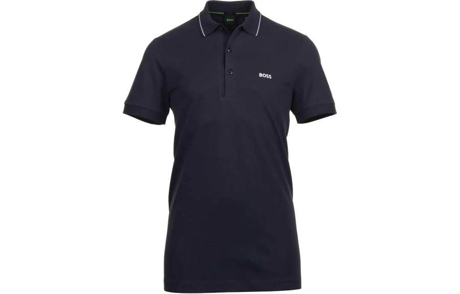 HUGO BOSS Boss HUGO BOSS Logo Embroidered Short Sleeved Polo Shirt