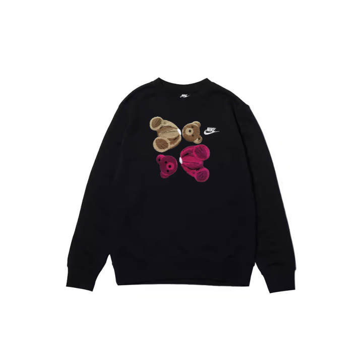 Nike Nike Sweatshirts Men's Black Crew Neck Moderate Regular