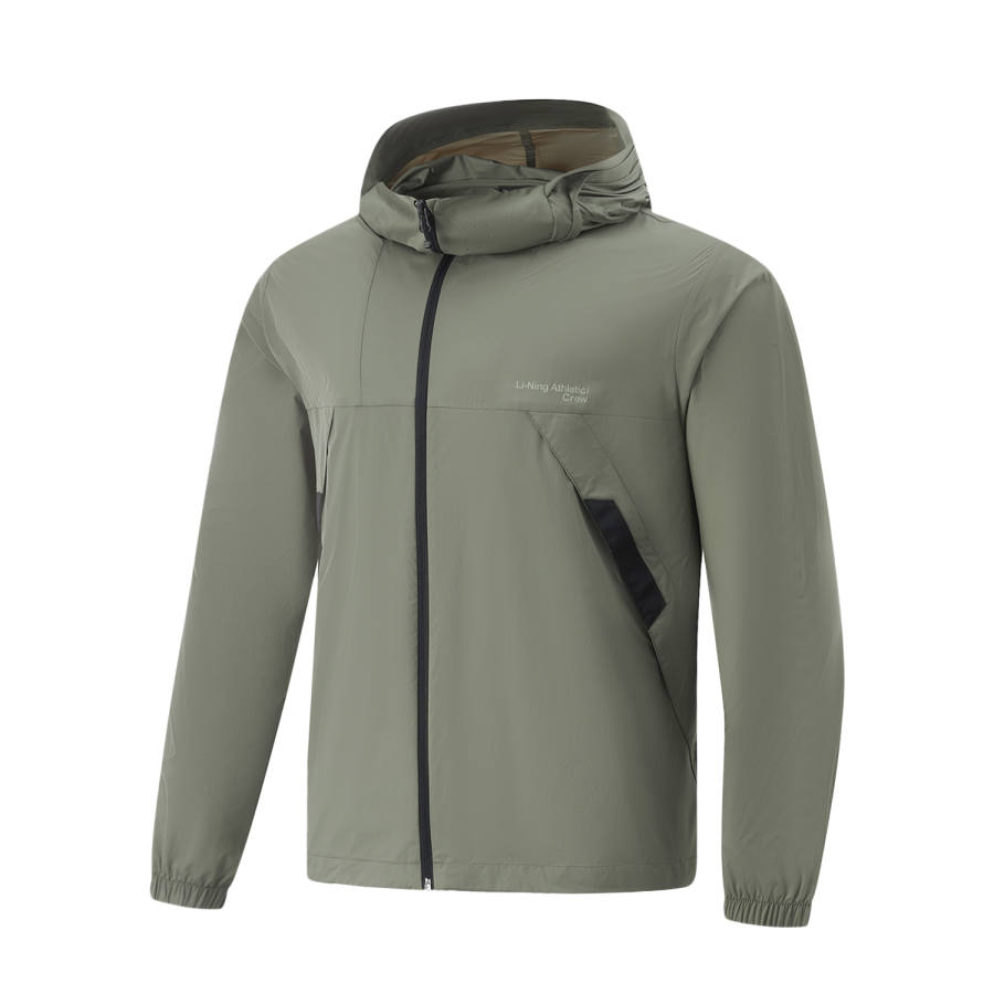 Li-Ning Li Ning Breathable UV Protection Sun Protection Clothing Men's Tea Green