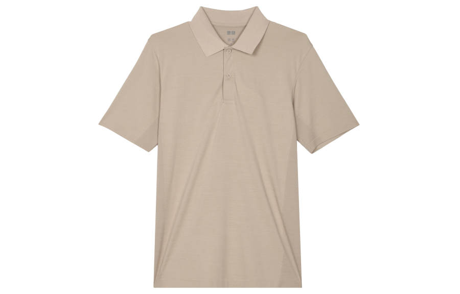 UNIQLO Polo Shirt Men's Light Beige