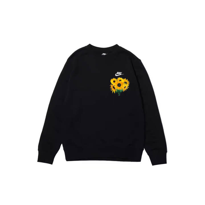 Nike Nike Sweatshirts Men's Black Crew Neck Moderate Regular