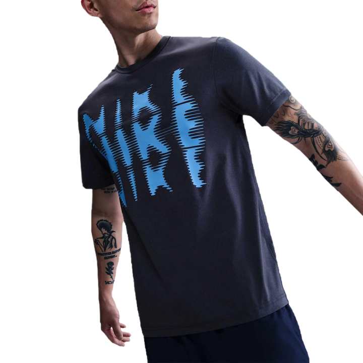 Nike Nike DRI FIT UV SS25 T Shirt Men's Dark Blue