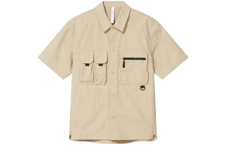 Reebok Shirts Men's Light Khaki Lapel Moderate Other