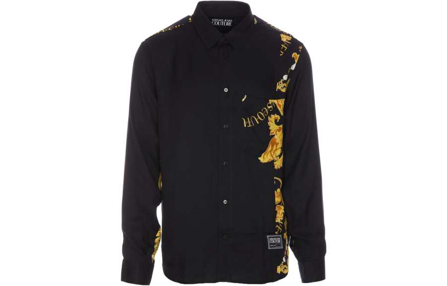 VERSACE JEANS COUTURE Paisley Printed Button Up Shirt