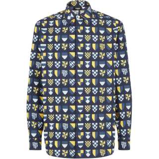 FENDI Graphic Printed Long Sleeved Shirt