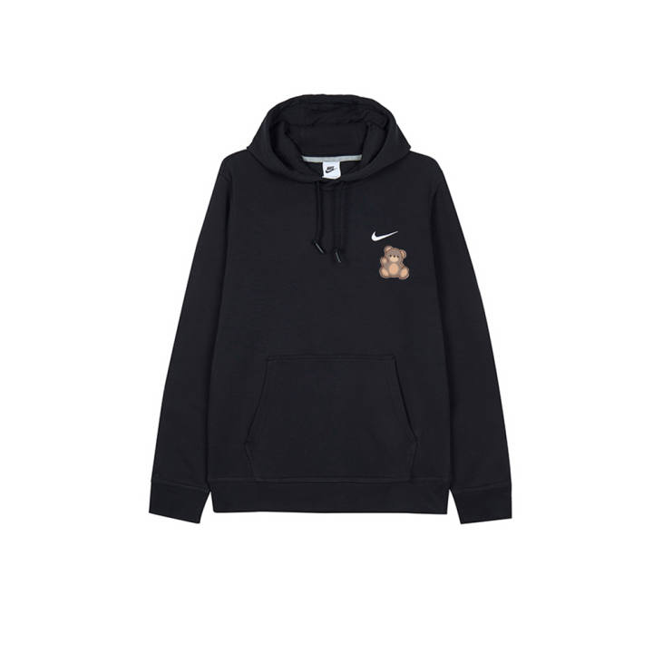 Nike Nike Sweatshirts Men's Black Hooded Moderate