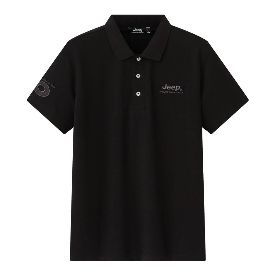 Jeep Polo Shirts Men's Lapel Moderate Straight Fit