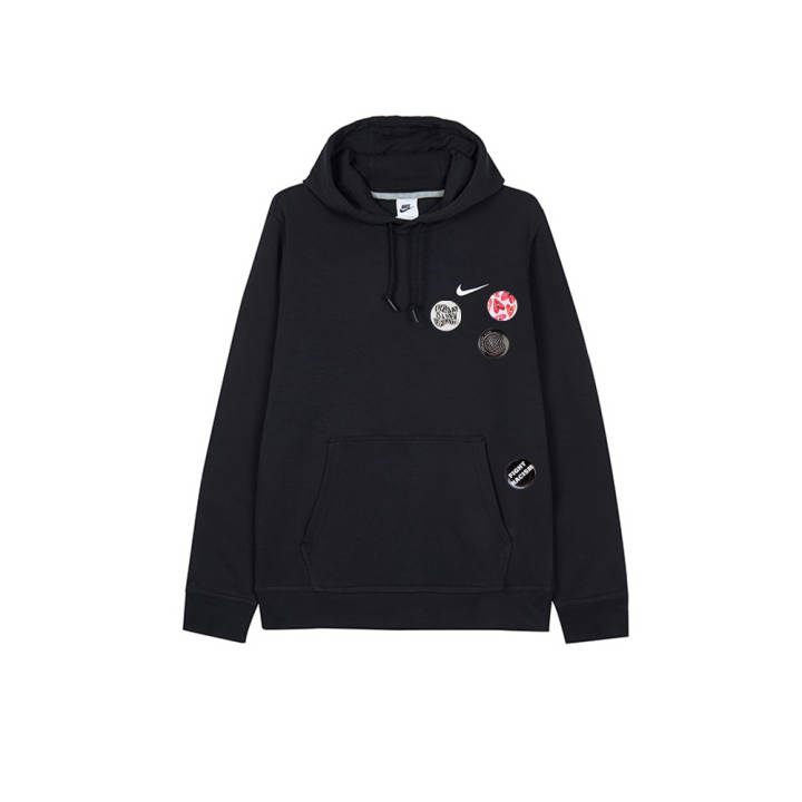 Nike Nike Sweatshirts Men's Black Hooded Moderate Regular