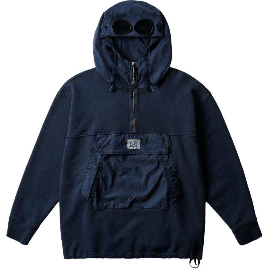 PALACE X C.P. Company Fleece Old Goggle Hood