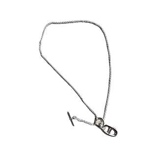 HERMES Chaine D'Ancre 925 Sterling Silver Pendants Men's Silver