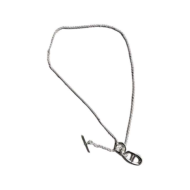 HERMES HERMES Chaine D'Ancre 925 Sterling Silver Pendants Men's Silver