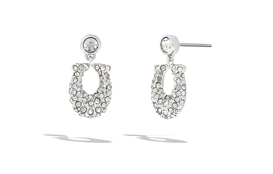 COACH COACH Copper Earrings Women's Silver